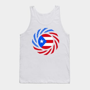 Puerto Rican American Multinational Patriot Flag Tank Top